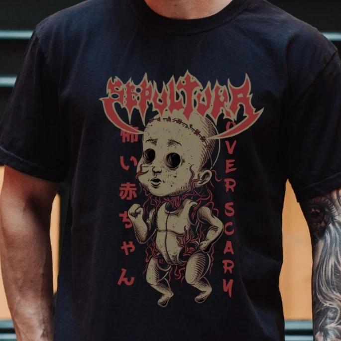 Sepultura T-Shirt Thrash Metal Band on Premium Vintage Black Comfort Colors Tee L
Sepultura T-Shirt Thrash Metal Band on Premium Vintage Black Comfort Colors Tee L