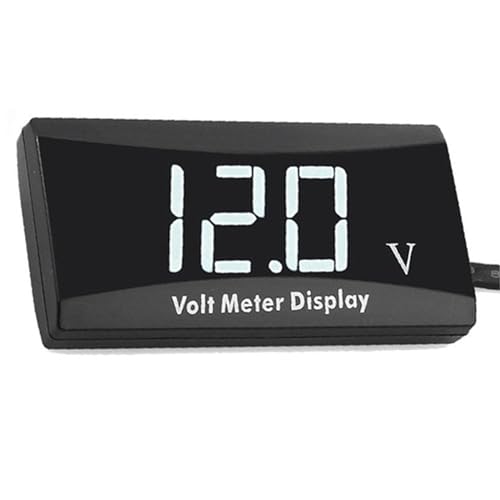 YFFSFDC Motorcycle Voltmeter 12V Digital Voltmeter Vehicle Voltmeter Waterproof Compact LED Display Panel Meter for Motorcycles Scooters Small Vo
YFFSFDC Motorcycle Voltmeter 12V Digital Voltmeter Vehicle Voltmeter Waterproof Compact LED Display Panel Meter for Motorcycles Scooters Small Vo