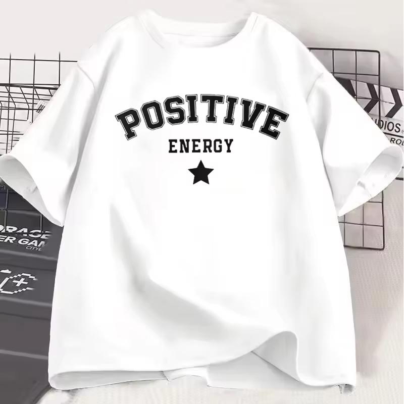 Positive Energy Men Women T-shirts Trendy Urban Streetwear Summer Elegant Star Letter Printed T-shirt Casual Loose Couple s Tops S разноцветный
Positive Energy Men Women T-shirts Trendy Urban Streetwear Summer Elegant Star Letter Printed T-shirt Casual Loose Couple s Tops S разноцветный