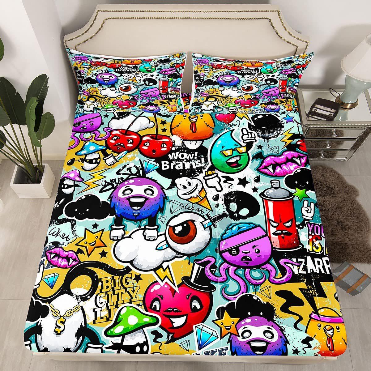 Мультяшный Граффити Узор Шапка на Кровать Трехпредметный Комплект Цифровая Печать Постельное Белье Шапка на Кровать Трехпредметный Набор Дети И Взрослые For more sizes, please consult customer service.
Мультяшный Граффити Узор Шапка на Кровать Трехпредметный Комплект Цифровая Печать Постельное Белье Шапка на Кровать Трехпредметный Набор Дети И Взрослые For more sizes, please consult customer service.