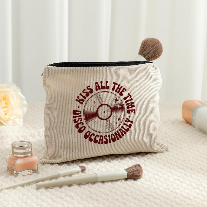 1pc Kiss All the Time Disco Occasionally Makeup Bags Makeup Corduroy Storage Bag Travel for Women Album Merch Tour Gift Bags
1pc Kiss All the Time Disco Occasionally Makeup Bags Makeup Corduroy Storage Bag Travel for Women Album Merch Tour Gift Bags