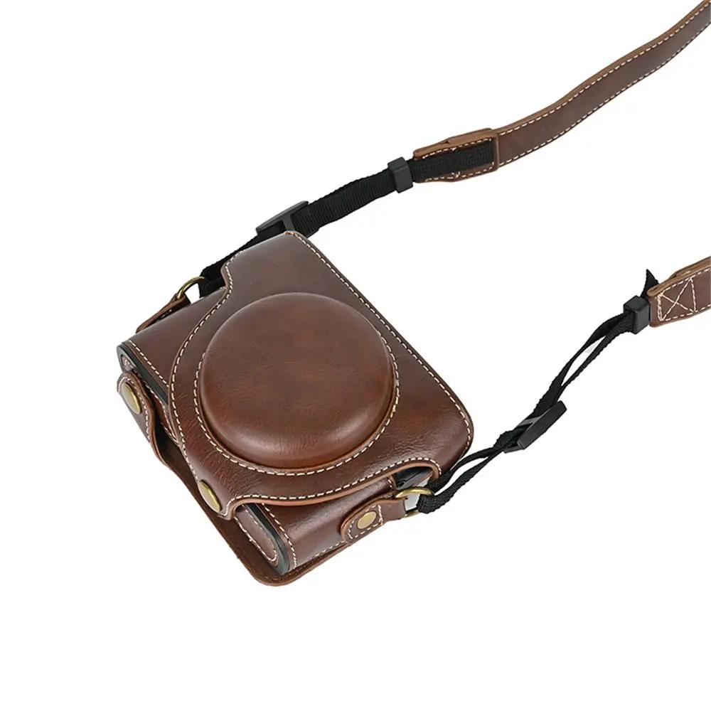 Чехол-сумка из искусственной кожи для камеры Sony RX100 RX100II RX100 M3 RX100III M4 M5 M6 с плечевым ремнем
Чехол-сумка из искусственной кожи для камеры Sony RX100 RX100II RX100 M3 RX100III M4 M5 M6 с плечевым ремнем