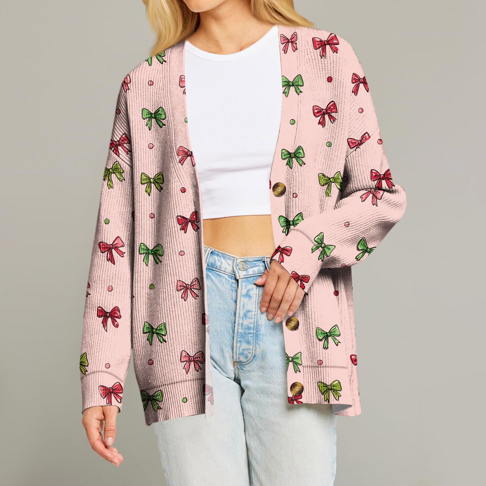 Women s Fashion Long Sleeve Print V-Neck Button Loose Cardigan Top XXL
Women s Fashion Long Sleeve Print V-Neck Button Loose Cardigan Top XXL