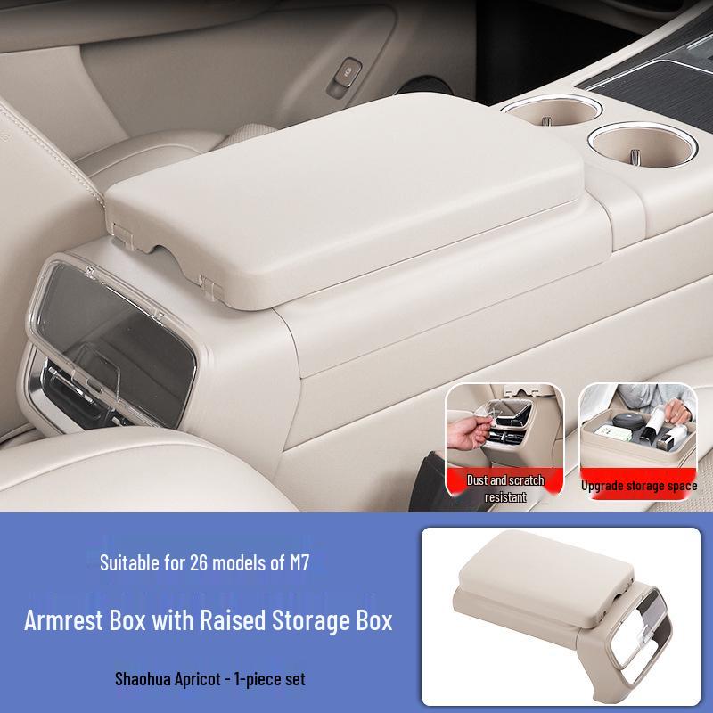 AITO M7/M8/M9 Armrest Box Pad: Heightened Center Console & Rear Seat Protective Cover for 26 Models.
AITO M7/M8/M9 Armrest Box Pad: Heightened Center Console & Rear Seat Protective Cover for 26 Models.