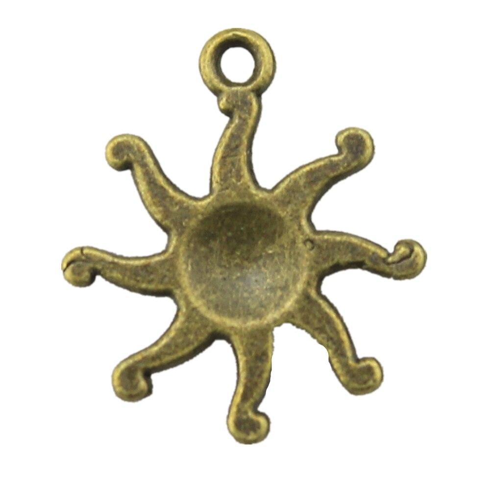 Античный бронзовый цвет, 20 шт., бренд: WYISYWG Sun Charms Модные ювелирные изделия Женские аксессуары 17 мм
Античный бронзовый цвет, 20 шт., бренд: WYISYWG Sun Charms Модные ювелирные изделия Женские аксессуары 17 мм