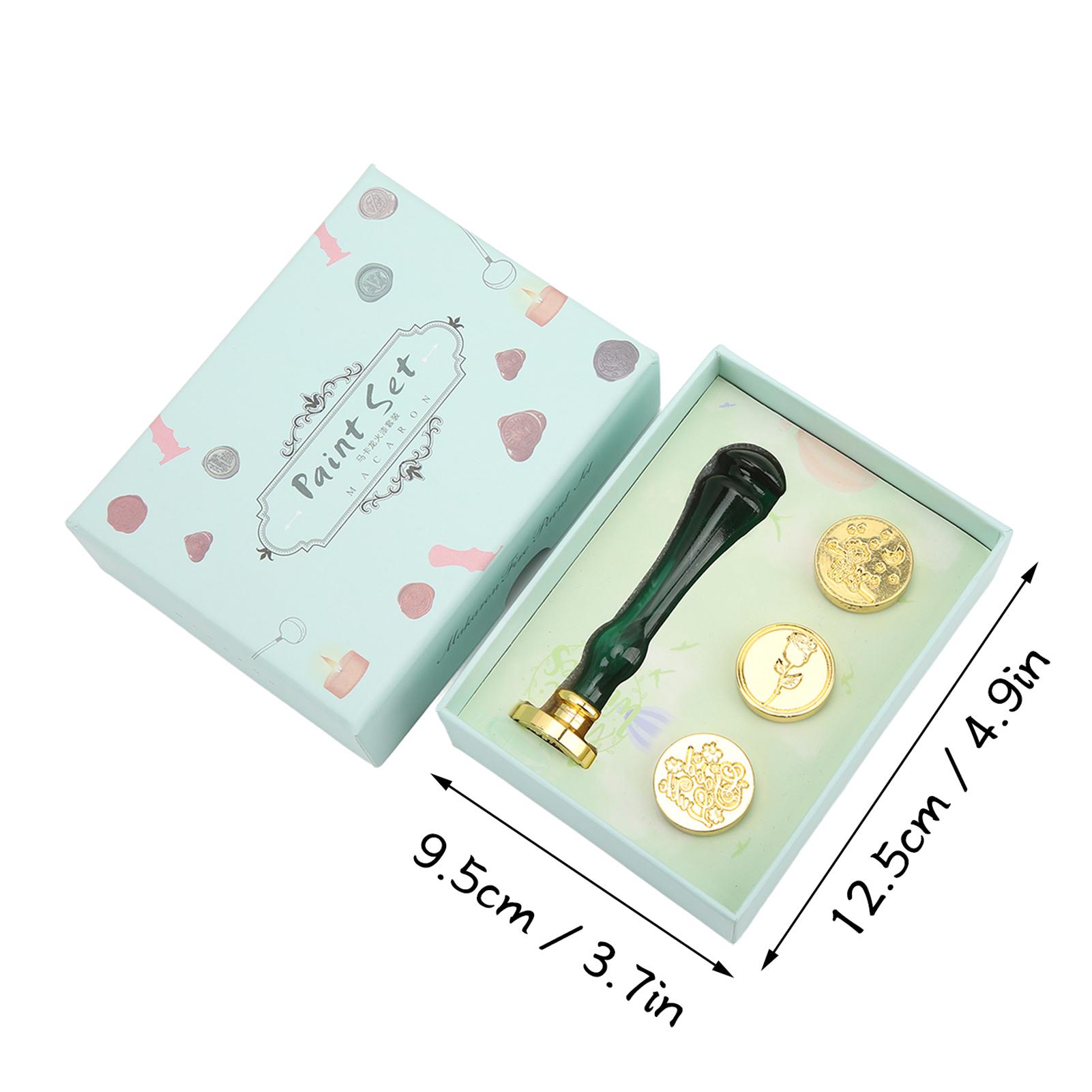 Wax Sealing Stamp Set Clear Pattern Anti Rust Exquisite Packaging Wax Stamp Sealing for Envelopes Invitation Decoration
Wax Sealing Stamp Set Clear Pattern Anti Rust Exquisite Packaging Wax Stamp Sealing for Envelopes Invitation Decoration