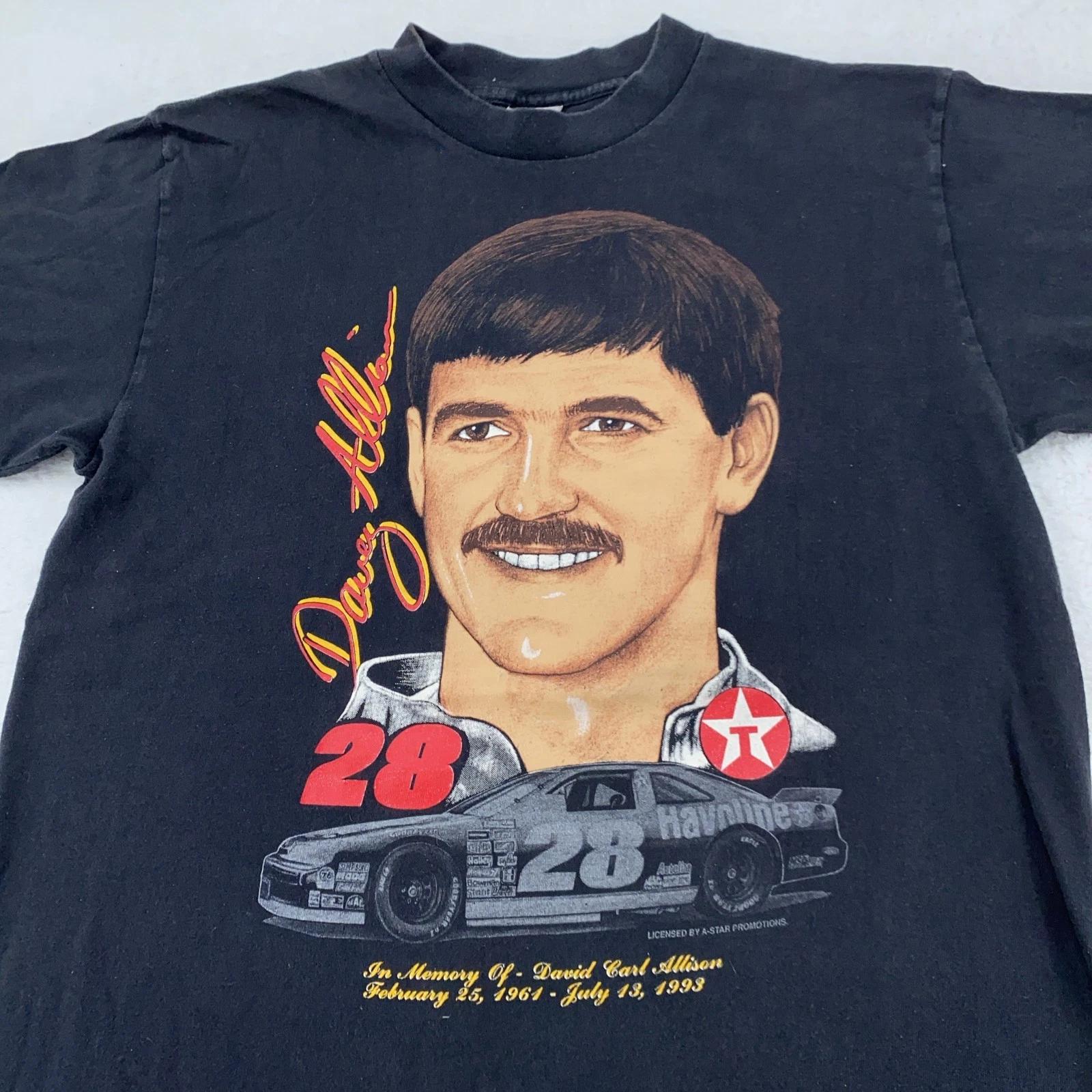 Vintage 90s NASCAR In Memory Davey Allison T-Shirt Mens M/L Racing #28 Havoline 4XL
Vintage 90s NASCAR In Memory Davey Allison T-Shirt Mens M/L Racing #28 Havoline 4XL