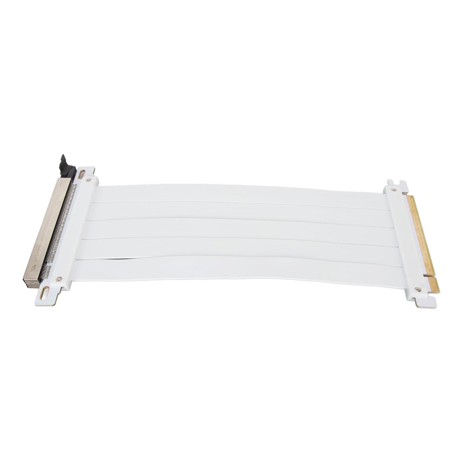 PCIE 4.0 X16 Extender Riser Cable Висока властивість екранування, 180 градусів, гнучкий подовжувач PCIE 4.0 30cm / 11.8in чорний
PCIE 4.0 X16 Extender Riser Cable Висока властивість екранування, 180 градусів, гнучкий подовжувач PCIE 4.0 30cm / 11.8in чорний