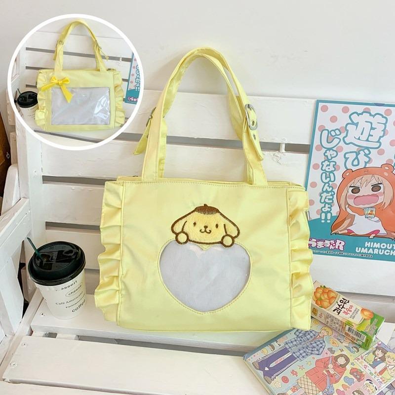 Кружевная сумка-тоут из сатина для поездок на работу, мультяшная милая зайка для девочек, большая вместимость, студенческая сумка на плечо для учебы No accessories жёлтый
Кружевная сумка-тоут из сатина для поездок на работу, мультяшная милая зайка для девочек, большая вместимость, студенческая сумка на плечо для учебы No accessories жёлтый