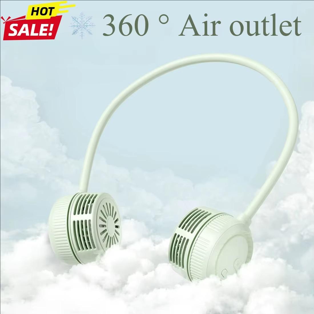 Portable Neck Fan Hands-free Rechargeable - 3 Speeds, Type-c Fast Charging, Quiet Foldable ,for Travel, Sports зелений
Portable Neck Fan Hands-free Rechargeable - 3 Speeds, Type-c Fast Charging, Quiet Foldable ,for Travel, Sports зелений