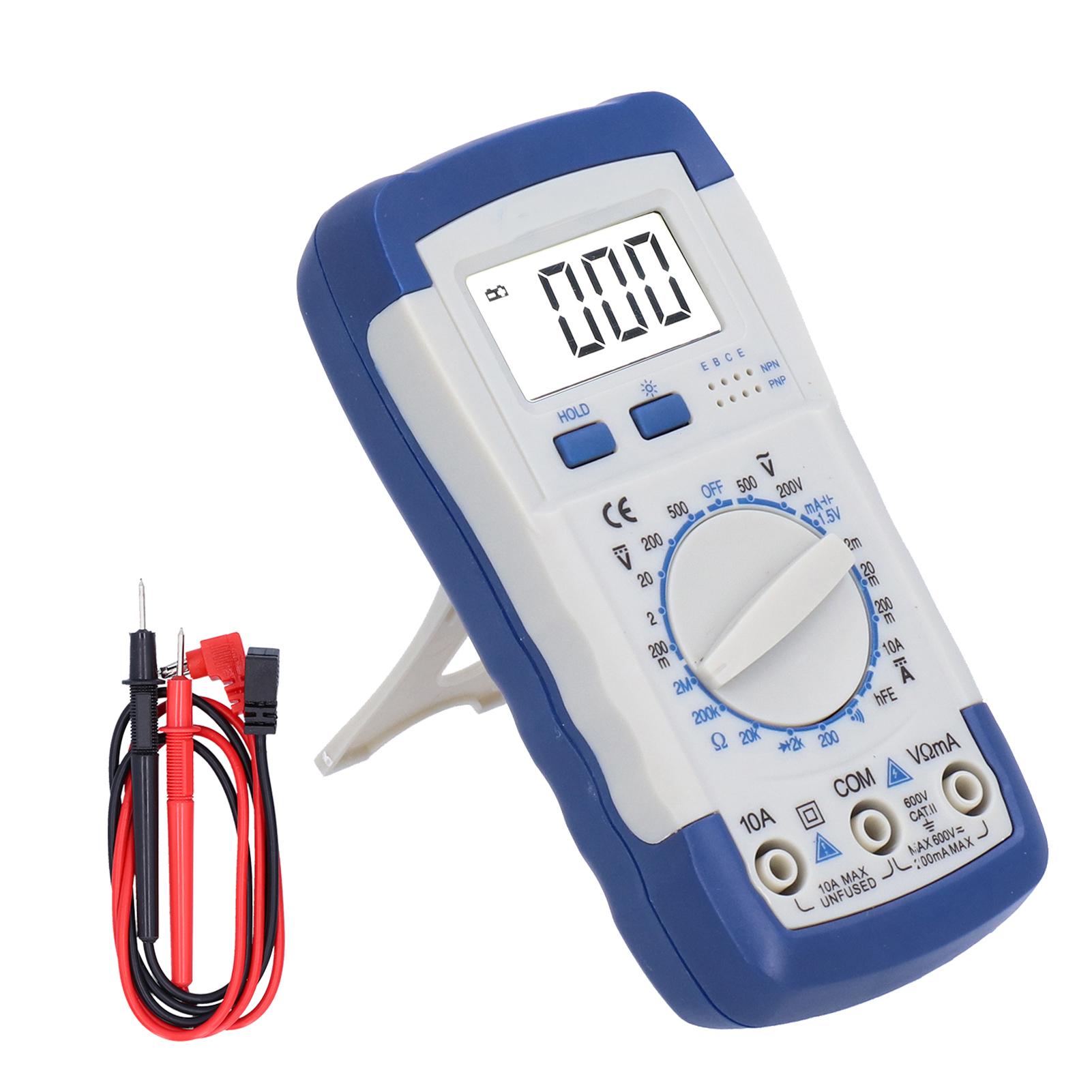 830L Digital Display Multimeter Fully Protected AntiBurn Buzzer Gear Test On and Off Compact
830L Digital Display Multimeter Fully Protected AntiBurn Buzzer Gear Test On and Off Compact