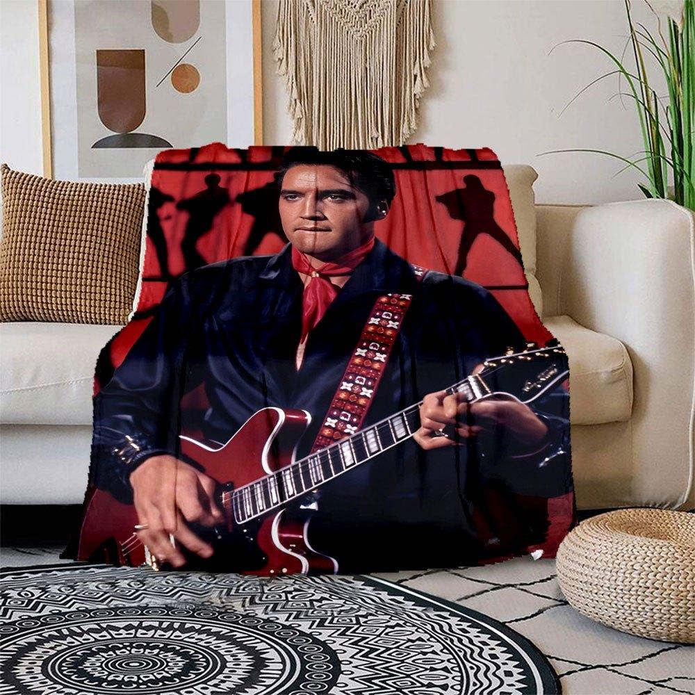 Elvis Presley Red Velvet Guitar Strap with Gold StudsBlanket Flannel Throw Blanket for Sofa, Bed, Travel, Camping, Office, Couch, Chair, And 150x180cm
Elvis Presley Red Velvet Guitar Strap with Gold StudsBlanket Flannel Throw Blanket for Sofa, Bed, Travel, Camping, Office, Couch, Chair, And 150x180cm