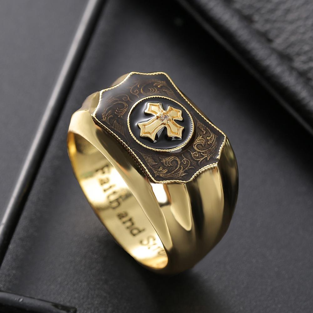 18k Gold Plated Black Onyx Cross Ring for Men Symbol of Faith and Strength Stylish Mens Jewelry no. 8 золотой
18k Gold Plated Black Onyx Cross Ring for Men Symbol of Faith and Strength Stylish Mens Jewelry no. 8 золотой