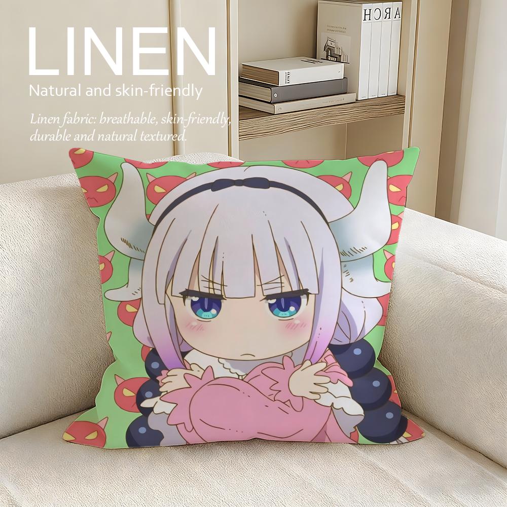 Miss Kobayashis Dragon Maid Cushion Cover Linen Decorative Pillowcase Set Pcs x Breathable Washable Sofa Cushion Cover 30X30cm
Miss Kobayashis Dragon Maid Cushion Cover Linen Decorative Pillowcase Set Pcs x Breathable Washable Sofa Cushion Cover 30X30cm