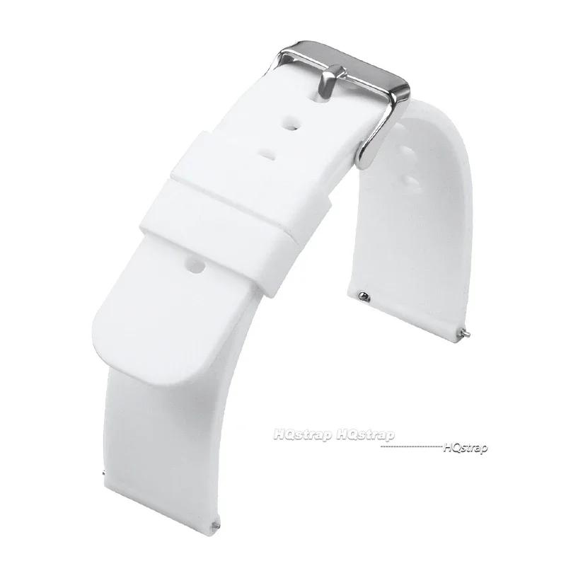 Quick Release Silicone Band for Samsung Galaxy Watch Straps for Huawei Universal 18mm 20mm 22mm 24mm Women&Men Watchband 24mm білий
Quick Release Silicone Band for Samsung Galaxy Watch Straps for Huawei Universal 18mm 20mm 22mm 24mm Women&Men Watchband 24mm білий