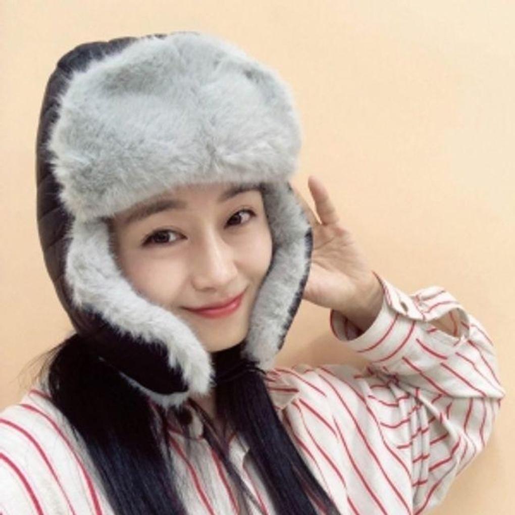 Winter padded earflap chestnut hat black fur hat
Winter padded earflap chestnut hat black fur hat