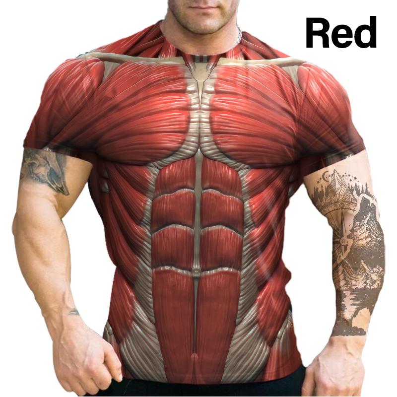 Чоловіча модна повсякденна футболка з 3D-друком із смішним малюнком м’язів і круглим вирізом з коротким рукавом 4XL
Чоловіча модна повсякденна футболка з 3D-друком із смішним малюнком м’язів і круглим вирізом з коротким рукавом 4XL