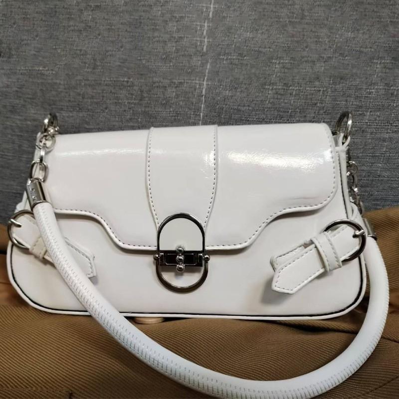 Commuter Sweet Underarm Bag 2026 New Retro Lock-up Single Shoulder Clamshell Niche Design Crossbody білий
Commuter Sweet Underarm Bag 2026 New Retro Lock-up Single Shoulder Clamshell Niche Design Crossbody білий