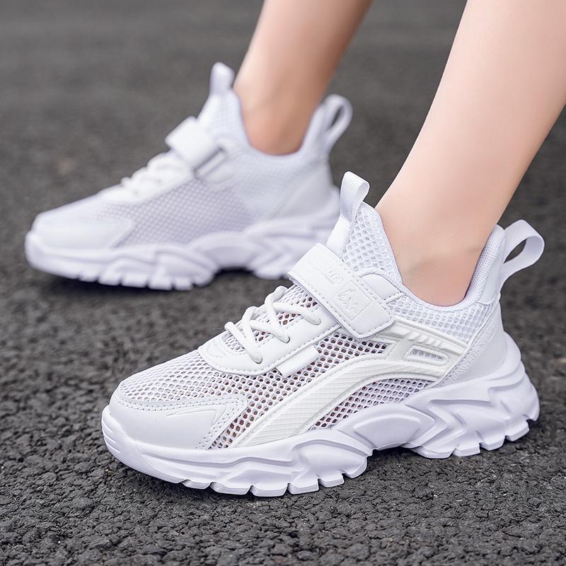 Kids White Mesh Sneakers, 2025 Spring/Summer, Breathable Sports Shoes for Boys & Girls Size 28, Insole 17.6cm
Kids White Mesh Sneakers, 2025 Spring/Summer, Breathable Sports Shoes for Boys & Girls Size 28, Insole 17.6cm
