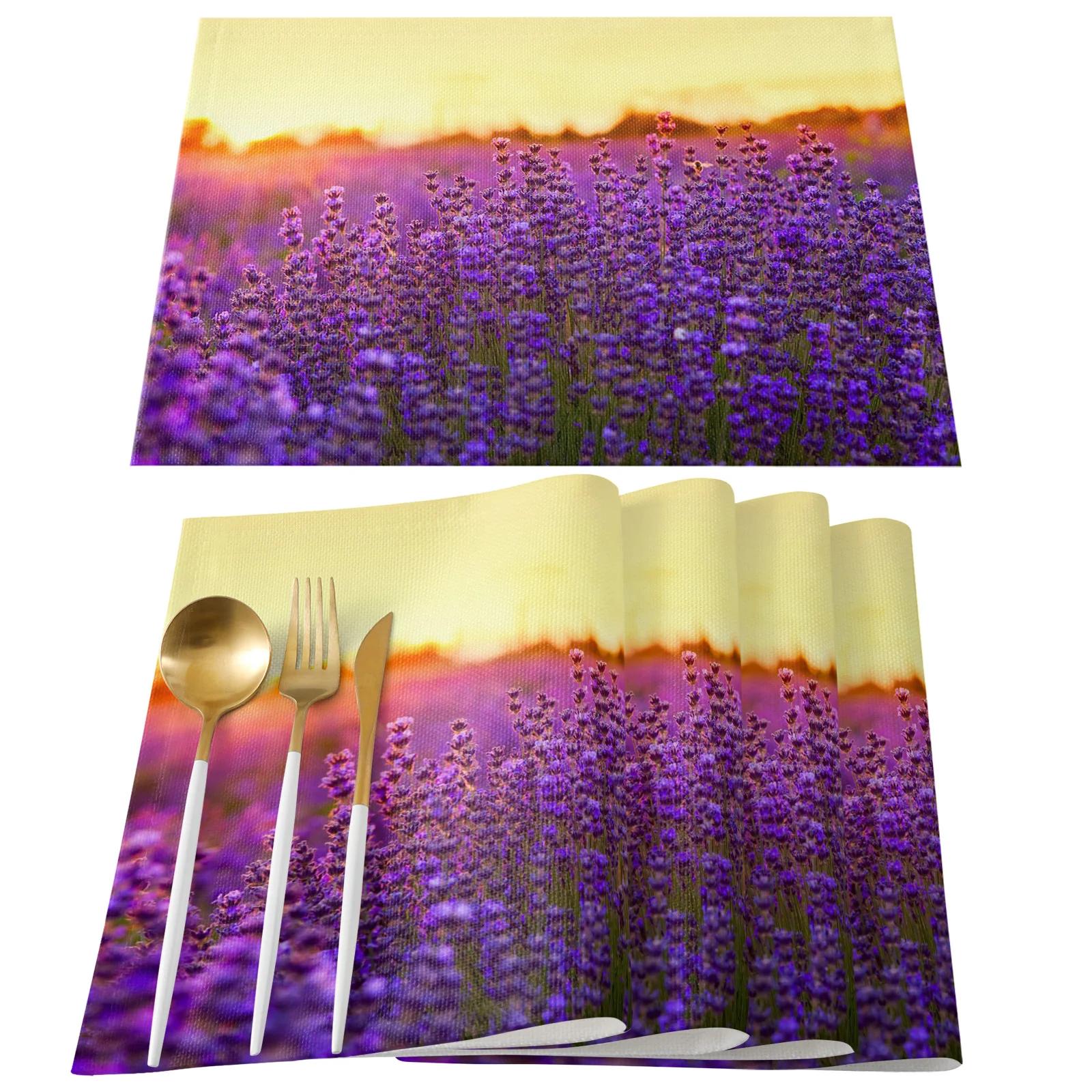 2/4/6pcs Placemat Table Mats Purple Lavender Printed Linen Place Mat for Home Party Dining Tables Wedding Kitchen Banquets Decor 2pcs 30x45cm
2/4/6pcs Placemat Table Mats Purple Lavender Printed Linen Place Mat for Home Party Dining Tables Wedding Kitchen Banquets Decor 2pcs 30x45cm