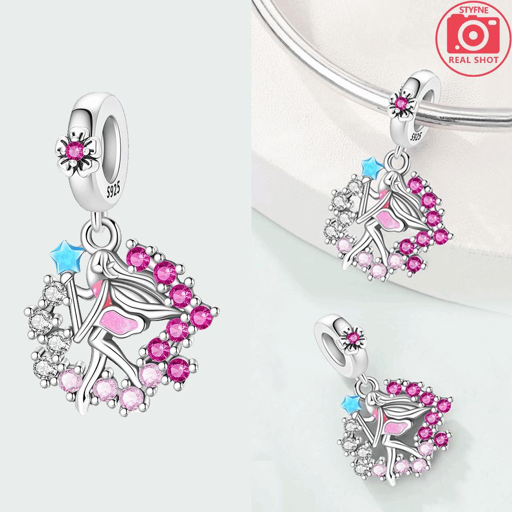 Charm Bead 925 Silver Purple Pink Zircon Spirit Pendant Beads Fit Bracelet Jewelry Making Diy Gift
Charm Bead 925 Silver Purple Pink Zircon Spirit Pendant Beads Fit Bracelet Jewelry Making Diy Gift
