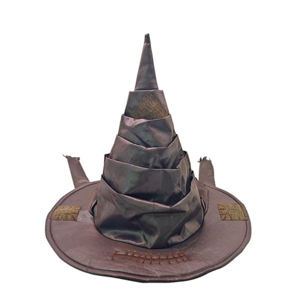 Dress Up Sorting Hat Leather Halloween Ornament Portable Witch Hat Festive Gift коричневый
Dress Up Sorting Hat Leather Halloween Ornament Portable Witch Hat Festive Gift коричневый