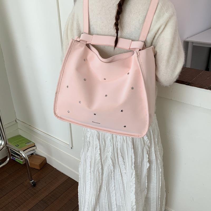 New Fashi Korean Style Large Capacity Backpack Comfortable and Versatile Shoulder Bag for Women Spring College Commuter Tote рожевий
New Fashi Korean Style Large Capacity Backpack Comfortable and Versatile Shoulder Bag for Women Spring College Commuter Tote рожевий