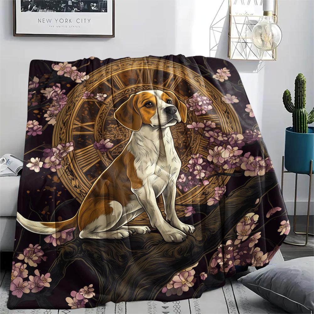 Black Beagle pattern Flannel Blanket, High quality Comfortable for All Seasons, Home Decor, Warmth and Comfort, Perfect for Gifts. 80cm x 120cm
Black Beagle pattern Flannel Blanket, High quality Comfortable for All Seasons, Home Decor, Warmth and Comfort, Perfect for Gifts. 80cm x 120cm