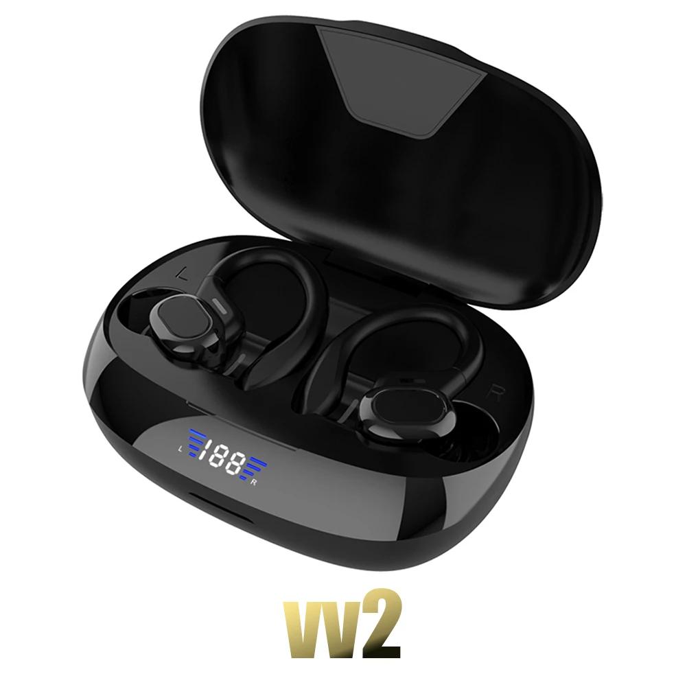VV2 TWS Bluetooth навушники з мікрофонами Спортивні бездротові водонепроникні навушники 5.0 Зарядний кейс Навушники з вушним гачком
VV2 TWS Bluetooth навушники з мікрофонами Спортивні бездротові водонепроникні навушники 5.0 Зарядний кейс Навушники з вушним гачком