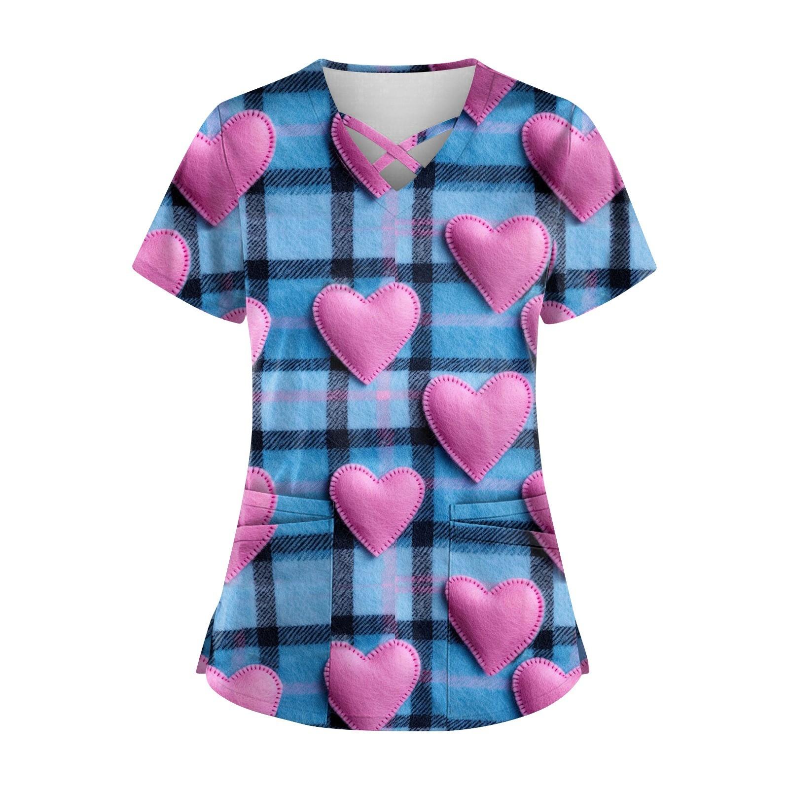 Женский свободный топ с принтом ко Дню святого Валентина, короткий рукав, футболка, пуловер L синий
Женский свободный топ с принтом ко Дню святого Валентина, короткий рукав, футболка, пуловер L синий