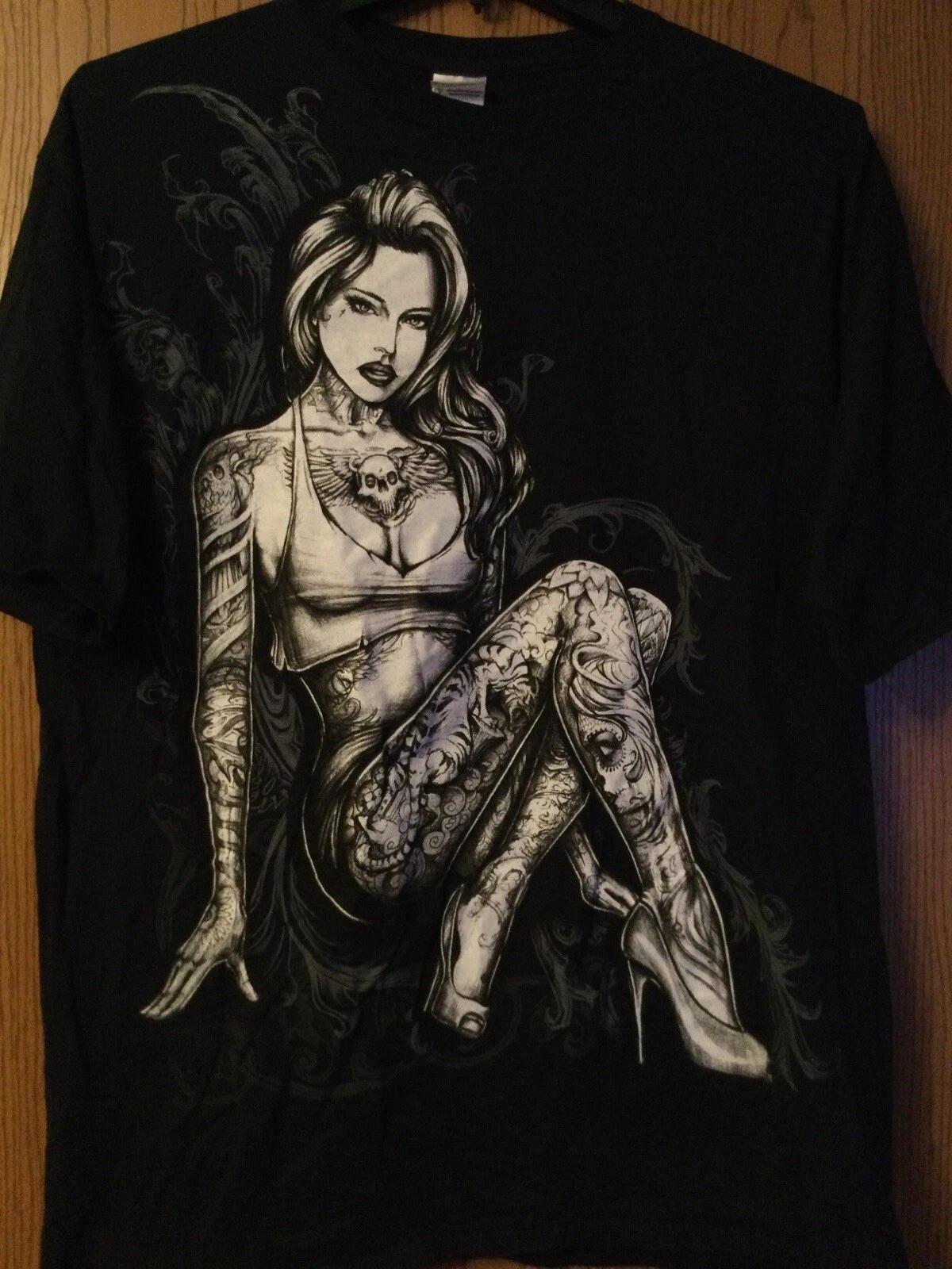 Tattooed Lady - Black Shirt - XL Tall XL
Tattooed Lady - Black Shirt - XL Tall XL