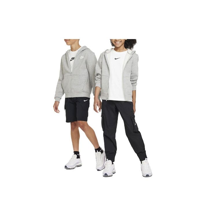 Nike Толстовка с капюшоном Sportswear Club Fleece Logo с вышитым логотипом и застежкой-молнией для детей, серая FD3004-063 L
Nike Толстовка с капюшоном Sportswear Club Fleece Logo с вышитым логотипом и застежкой-молнией для детей, серая FD3004-063 L
