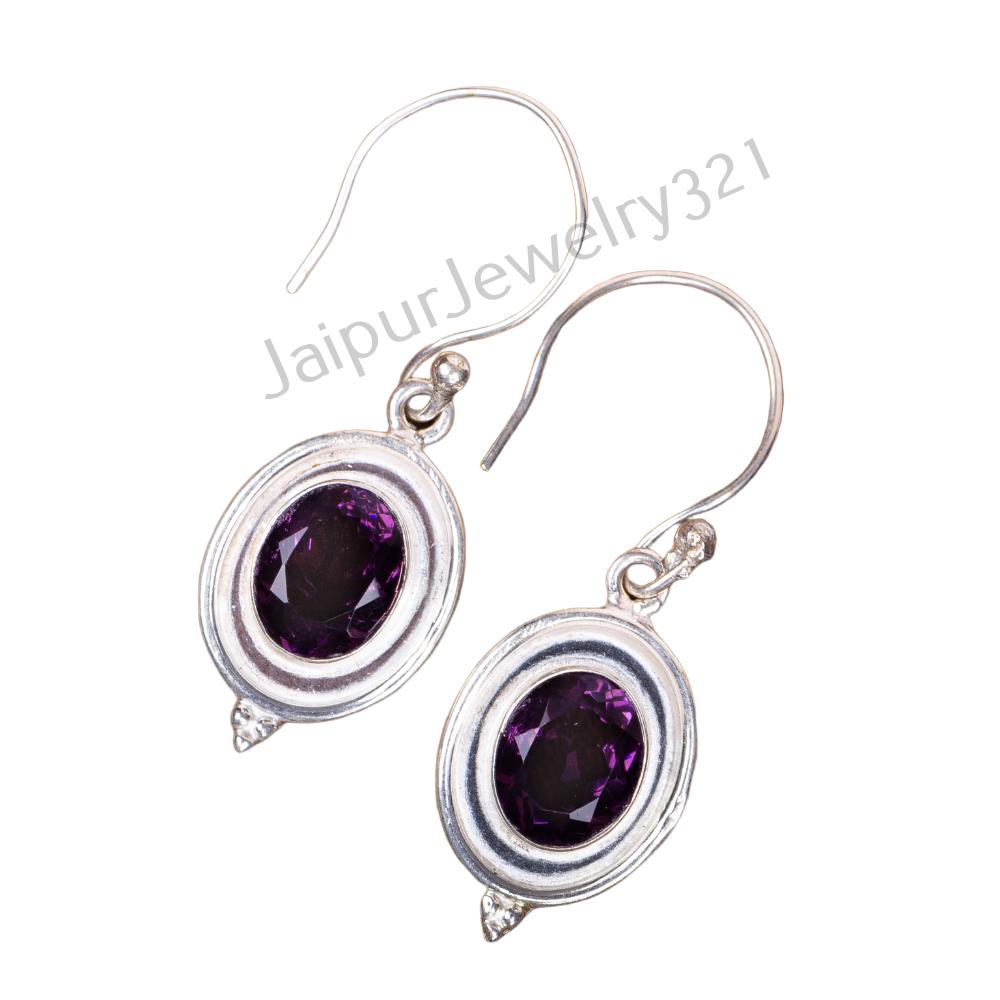 Натуральный Аметист Драгоценный Камень 925 Стерлинговое Серебро Ювелирные Изделия Ручной Работы Серьги 1.50 EE-1-1
Натуральный Аметист Драгоценный Камень 925 Стерлинговое Серебро Ювелирные Изделия Ручной Работы Серьги 1.50 EE-1-1