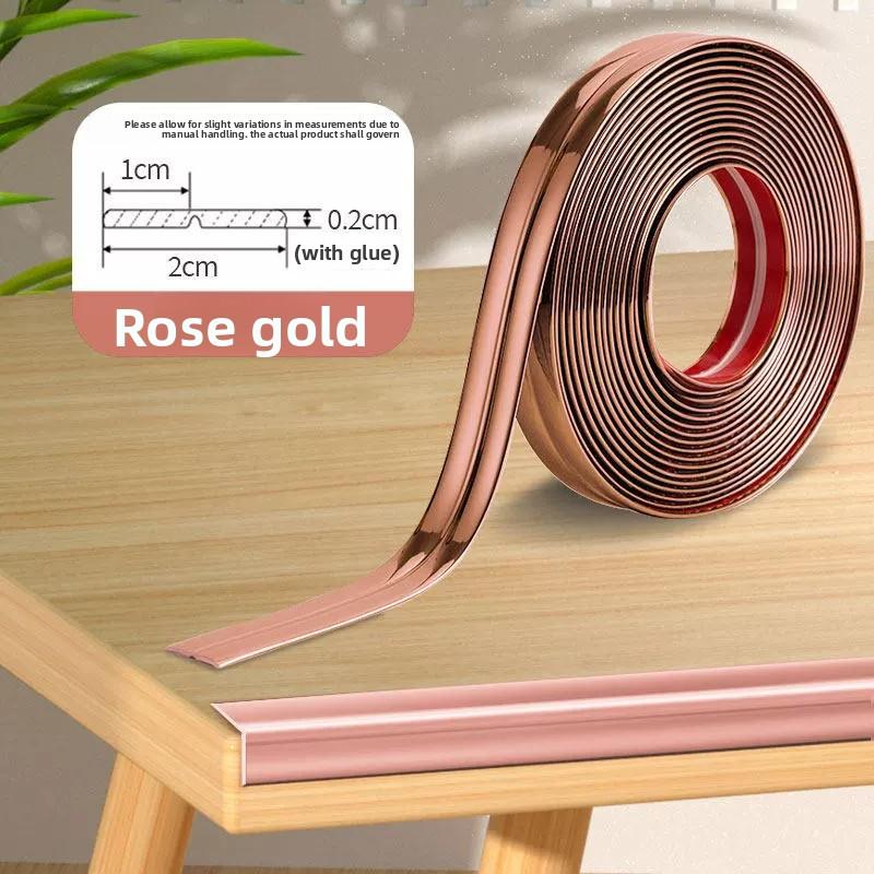 3M PVC Self-Adhesive Decorative Strip Wall Sticker Anti Collision Tape Bumper Guard Strip Furniture Edge Wall Corner Protector 2cmx3M рожевий колір золота
3M PVC Self-Adhesive Decorative Strip Wall Sticker Anti Collision Tape Bumper Guard Strip Furniture Edge Wall Corner Protector 2cmx3M рожевий колір золота