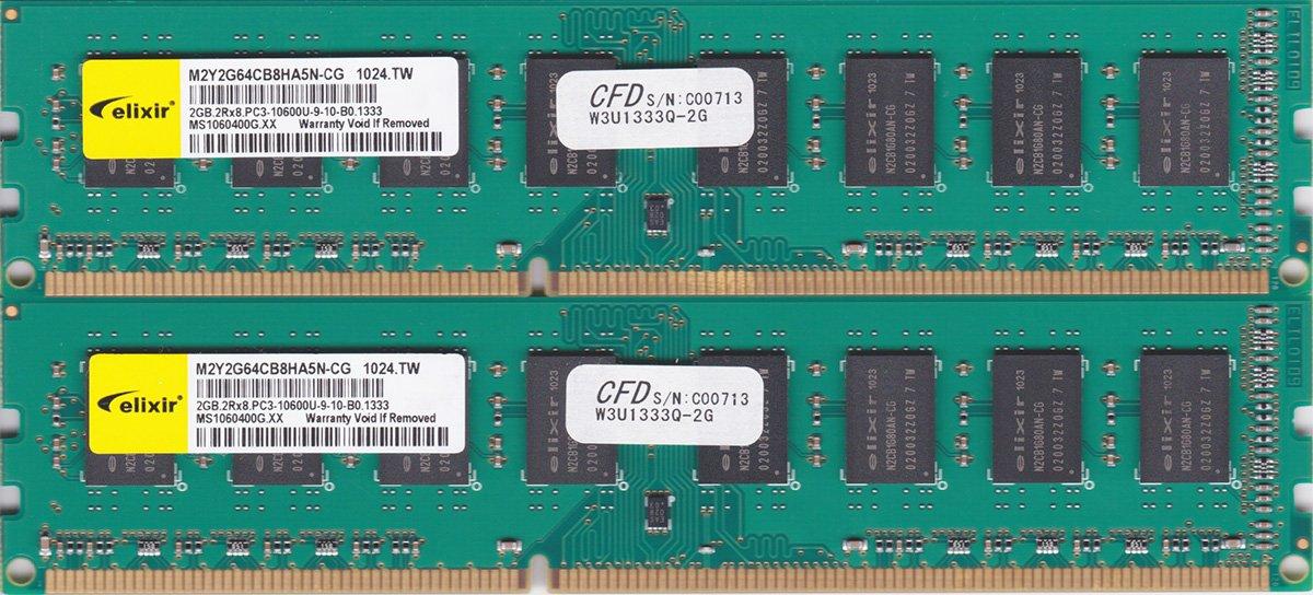 Настільна пам ять CFD Sales 240pin DDR3 4GB x 2 PC3-10600 (DDR3-1333) (Диски по 2 ГБ) W3U1333Q-2G
Настільна пам ять CFD Sales 240pin DDR3 4GB x 2 PC3-10600 (DDR3-1333) (Диски по 2 ГБ) W3U1333Q-2G