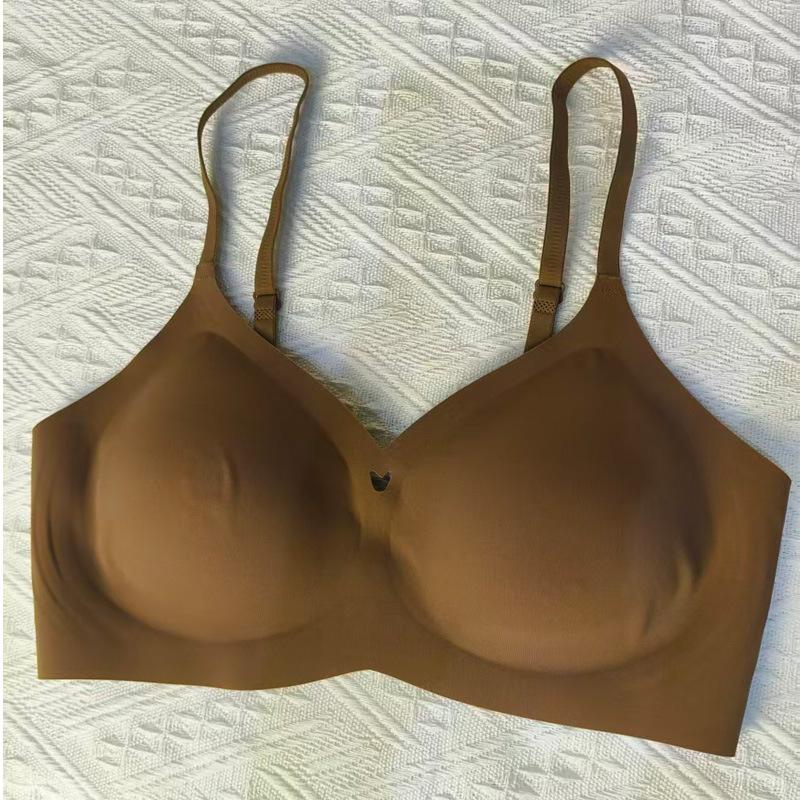 Light luxury jelly glue seamless bra, no steel ring soft support comfortable and breathable gathering XXL
Light luxury jelly glue seamless bra, no steel ring soft support comfortable and breathable gathering XXL