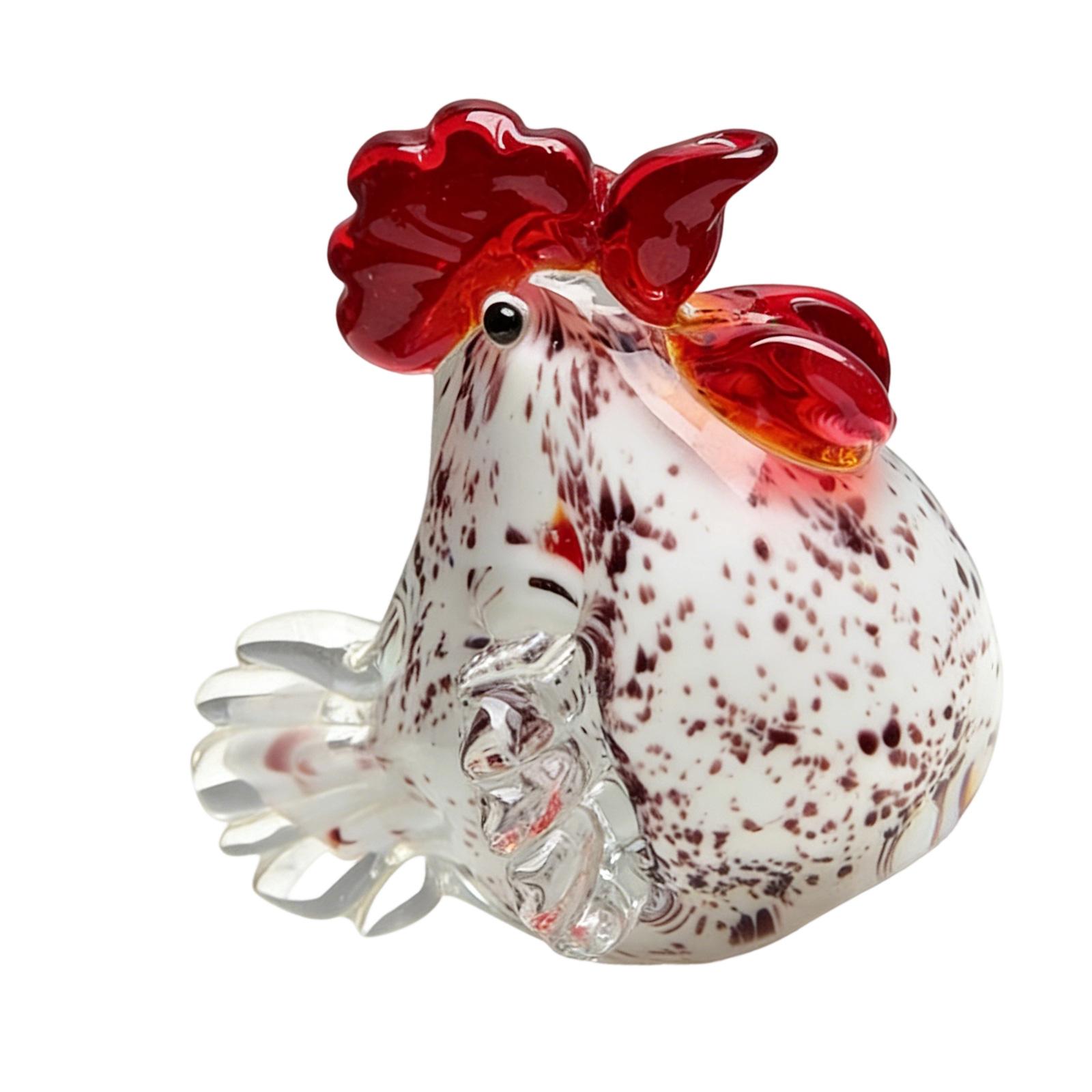 Glass Rooster Chicken Figurines Country Kitchens Home Decorations Hand Blown Cocks Sculptures Collectibles for Women Men 2
Glass Rooster Chicken Figurines Country Kitchens Home Decorations Hand Blown Cocks Sculptures Collectibles for Women Men 2
