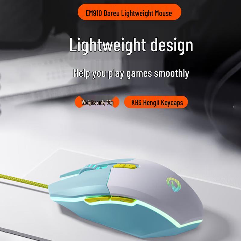 DAREU EM910 Lightweight RGB Gaming Mouse
DAREU EM910 Lightweight RGB Gaming Mouse