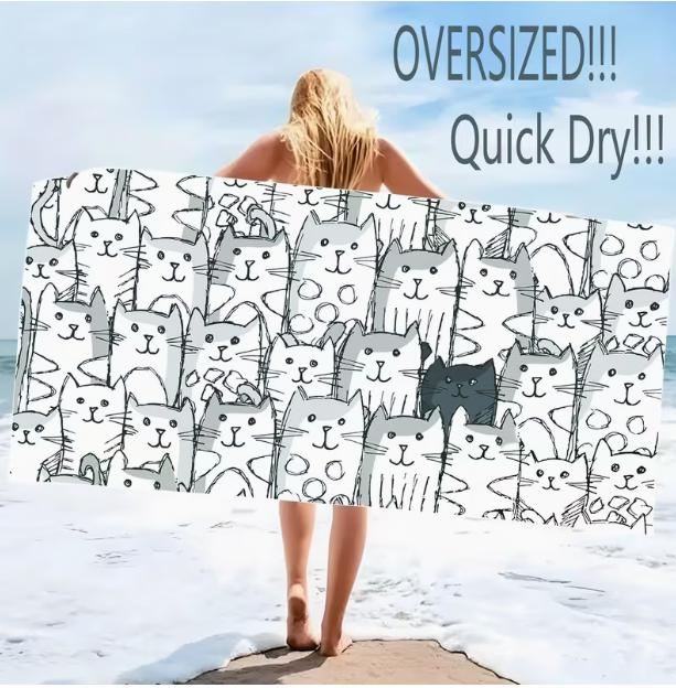 Featuring Fun Cartoon Water Tiger Fish Beach Towels Perfect Beach Towels, Swimming Pool Sports Spa Yoga Hotel and Gym Towels W30*H60(CM)
Featuring Fun Cartoon Water Tiger Fish Beach Towels Perfect Beach Towels, Swimming Pool Sports Spa Yoga Hotel and Gym Towels W30*H60(CM)