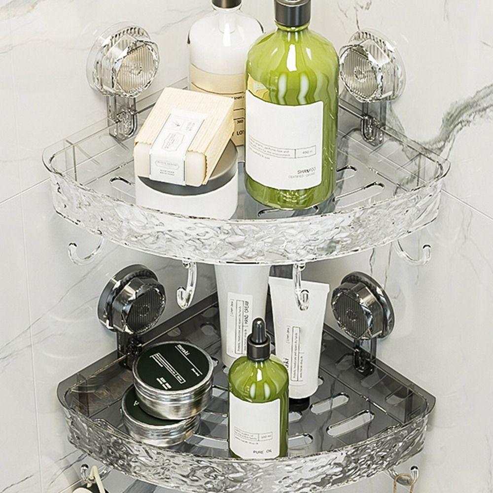 No Drill Bathroom Shelves Toilet Washbasin Corner Storage Rack Kitchen Accessories сірий
No Drill Bathroom Shelves Toilet Washbasin Corner Storage Rack Kitchen Accessories сірий