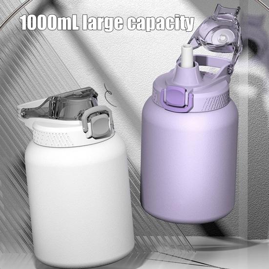 Изолированная бутылка для воды 1000 мл с соломенной переносной ручкой, большая емкость из нержавеющей стали, для путешествий, тренировок в тренажерном зале, спортивная термопитьевая чашка, подарок на день рождения
Изолированная бутылка для воды 1000 мл с соломенной переносной ручкой, большая емкость из нержавеющей стали, для путешествий, тренировок в тренажерном зале, спортивная термопитьевая чашка, подарок на день рождения