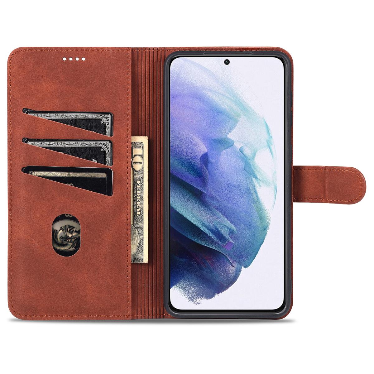 AZNS For Samsung Galaxy S24 Cell Phone Case Wallet Stand PU Leather Shell Phone Cover Black
AZNS For Samsung Galaxy S24 Cell Phone Case Wallet Stand PU Leather Shell Phone Cover Black