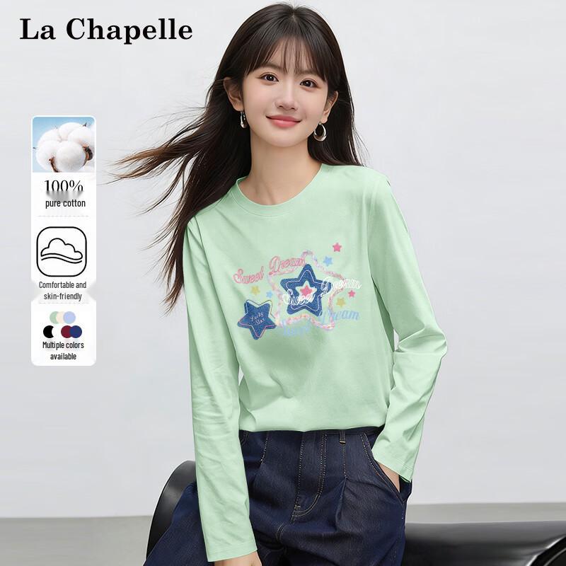La Chapelle Women s Sweet Style Cotton Long-Sleeve T-Shirt L
La Chapelle Women s Sweet Style Cotton Long-Sleeve T-Shirt L