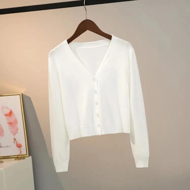 Повседневные тонкие свободные кардиганы, пальто для женщин, вязаный кардиган с длинными рукавами и v-образным вырезом, свитер на весну и осень, короткие трикотажные топы 28737 One Size белый
Повседневные тонкие свободные кардиганы, пальто для женщин, вязаный кардиган с длинными рукавами и v-образным вырезом, свитер на весну и осень, короткие трикотажные топы 28737 One Size белый
