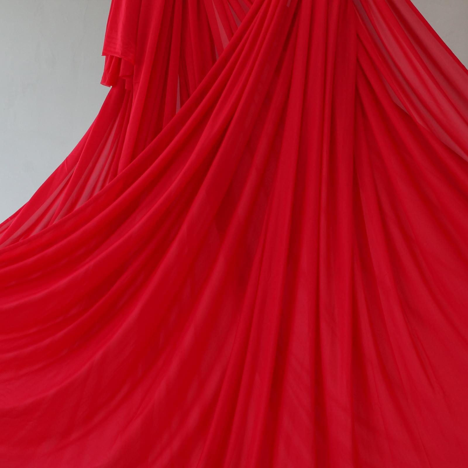 7-метровый воздушный шелковый гамак для йоги, шелковые качели, домашний спортзал, антигравитационный тренажер на открытом воздухе, ремень для йоги Red
7-метровый воздушный шелковый гамак для йоги, шелковые качели, домашний спортзал, антигравитационный тренажер на открытом воздухе, ремень для йоги Red