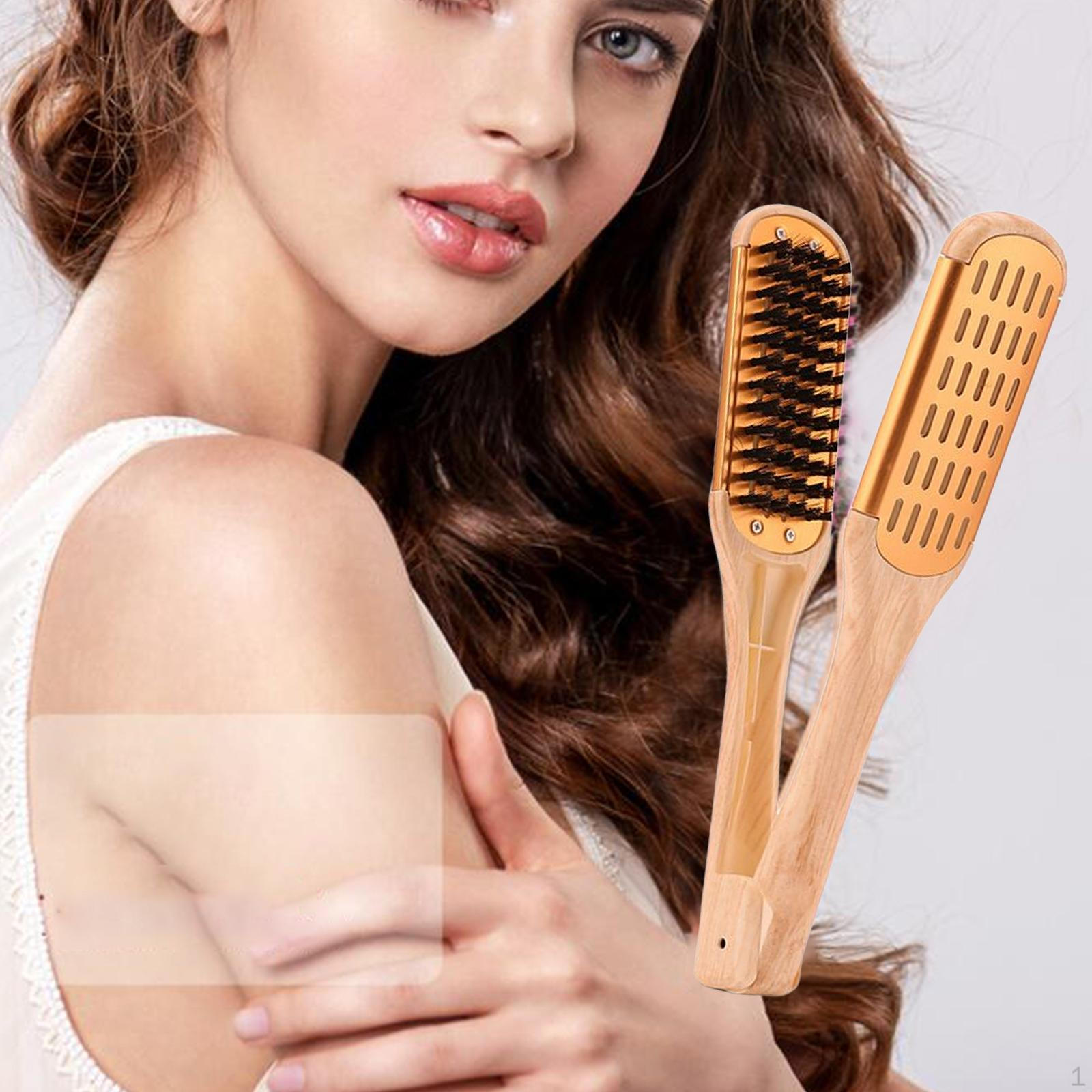 Double Side Hair Brush Comb Straightener Detangler Straightening Clamp Styling for Gold
Double Side Hair Brush Comb Straightener Detangler Straightening Clamp Styling for Gold