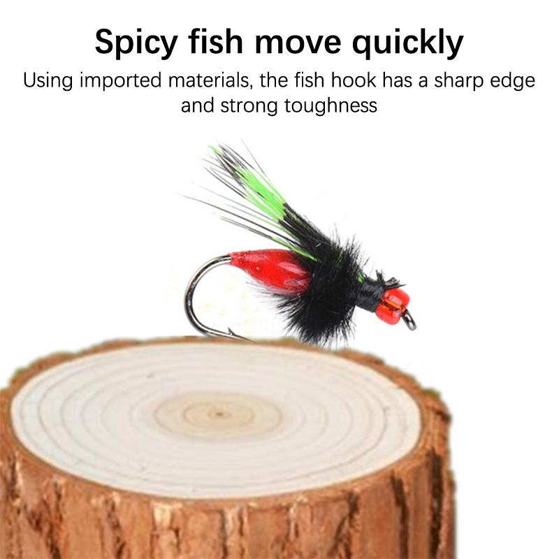 10Pcs Artificial Luminous At Night Mosquitos Fly Fishing Flies Hook Size 14# Realistic Insect Lure Bait Trout Fishing Flies 
10Pcs Artificial Luminous At Night Mosquitos Fly Fishing Flies Hook Size 14# Realistic Insect Lure Bait Trout Fishing Flies
