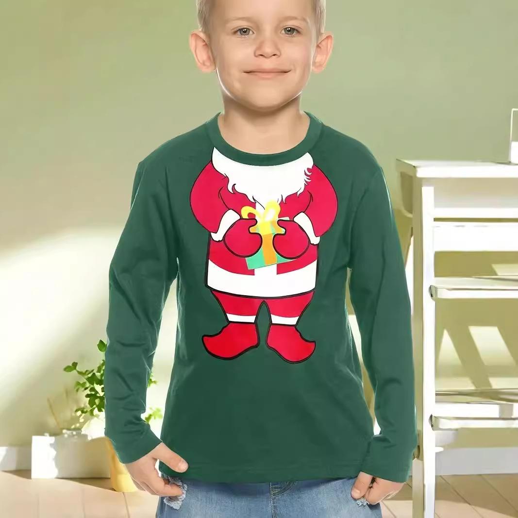 Spring and Autumn Round Neck 3D Christmas Printed Top Fashionable Casual Long Sleeved Children s Boy T-shirts 100
Spring and Autumn Round Neck 3D Christmas Printed Top Fashionable Casual Long Sleeved Children s Boy T-shirts 100