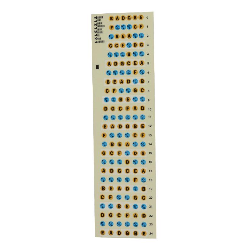 Beginner Guitar Fretboard Solfege Stickers for Self-Study
Beginner Guitar Fretboard Solfege Stickers for Self-Study