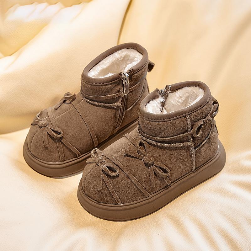 Girls Retro Thick Bottom Butterfly Knot with Velvet Warm Snow Boots Children s Leather Boots Kids Thermal Boots Winter 36 кавовий
Girls Retro Thick Bottom Butterfly Knot with Velvet Warm Snow Boots Children s Leather Boots Kids Thermal Boots Winter 36 кавовий